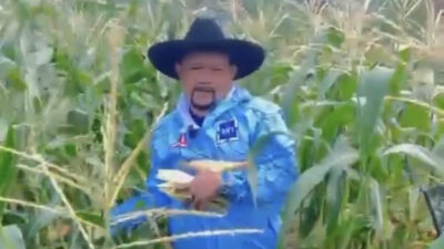 Panen Jagung di Cikokol Kota Tangerang bersama Ketua DPC Partai Demokrat Kota Tangerang.