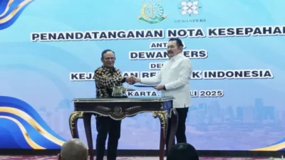 Kejagung-Dewan Pers jalin kerja sama terkait kemerdekaan pers