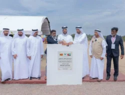 Sultan bin Ahmed Letakkan Batu Penjuru Untuk Desa Al Reeh Al Mursala di Sri Lanka