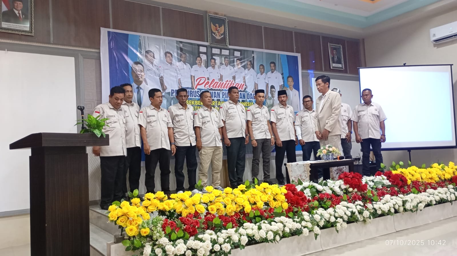 Suasana Pelantikan DPD SWI Nagan Raya, Aceh oleh Plt.Ketum merangkap Sekjen SWI/Foto: Humas SWI/JURNALOKA