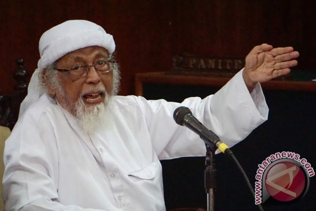 Ustadz Abu Bakar Ba’asyir dalam sebuah kesempatan/JURNALOkA/Foto: ANTAR