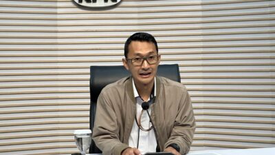 Juru Bicara KPK Budi Prasetio saat menggelar jumpa pers/JURNALOKA/Foto/Humas KPK/HO-ANTARA
