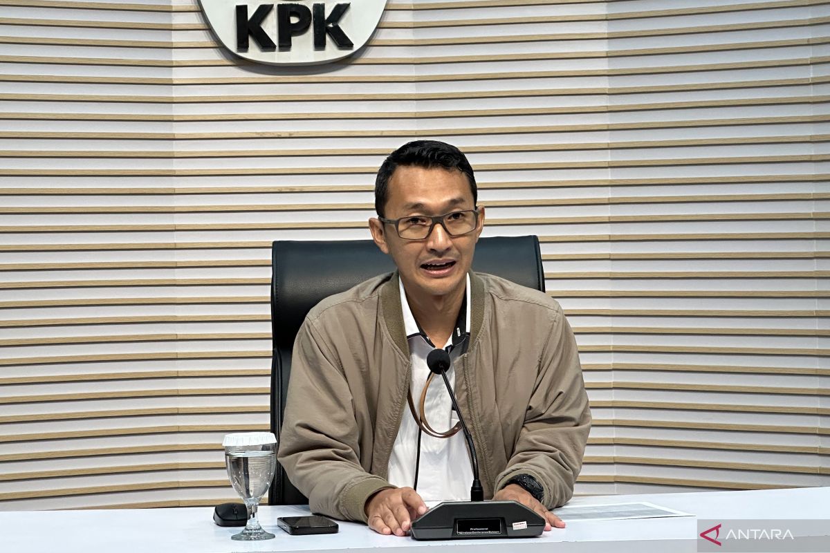 Juru Bicara KPK Budi Prasetio saat menggelar jumpa pers/JURNALOKA/Foto/Humas KPK/HO-ANTARA