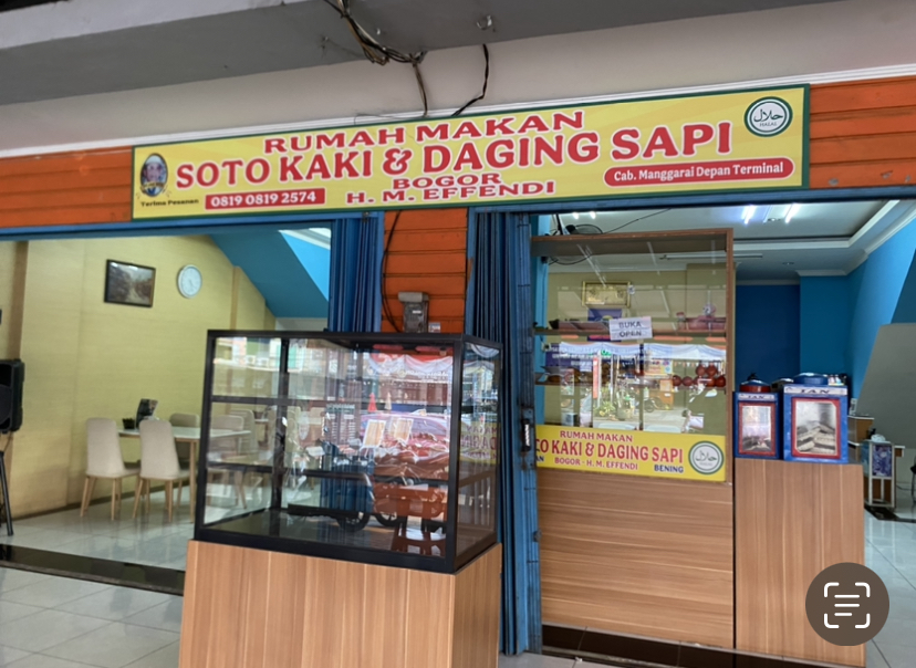 Soto Kaki dan Daging Sapi Bogor H.M Effendi Cabang Puri Gading, Kota Bekasi/JURNALOKA/Foto: Raden Nirmala