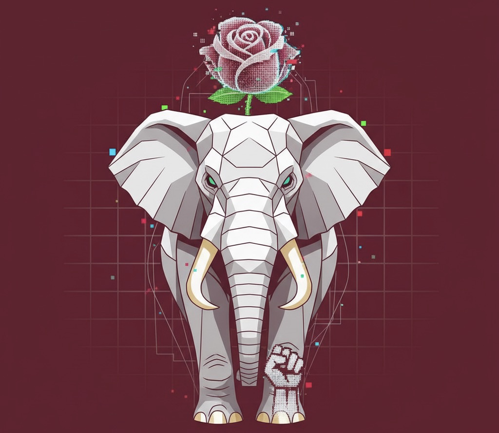 Ilustrasi Viaualisasi abtrask Partai Solidaritas Indonesia/JURNAlOKA/Foto: GMN