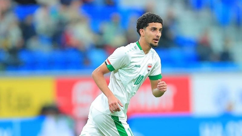 Zidane Akbar yang bermain untuk Club FC Utrecht adalah pencetak gol tunggal Irak/JURNALOKA/Foto: iNews.id