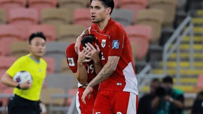 Para pemain Indonesia merasa terpukul usai harapan lolos ke piala dunia sirna setelah dikalahkan Irak (12/10/25)/JURNALOKA/Foto: AFC