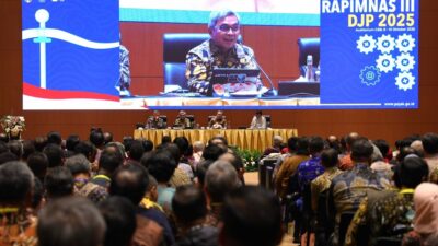 Rapat Pimpinan Nasional (Rapimnas) III Direktorat Jenderal Pajak (DJP) 2025 di Kantor DJP, Jakarta, Jumat (10/10)./JURNALOKa/Foto: Arsip KPK