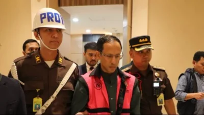 Nadiem Makarim tersangka korupsi kasus Chromebook di Kemendiknas ditolak sidang Praperadilannya/JURNALOKA/Foto: Kejagung
