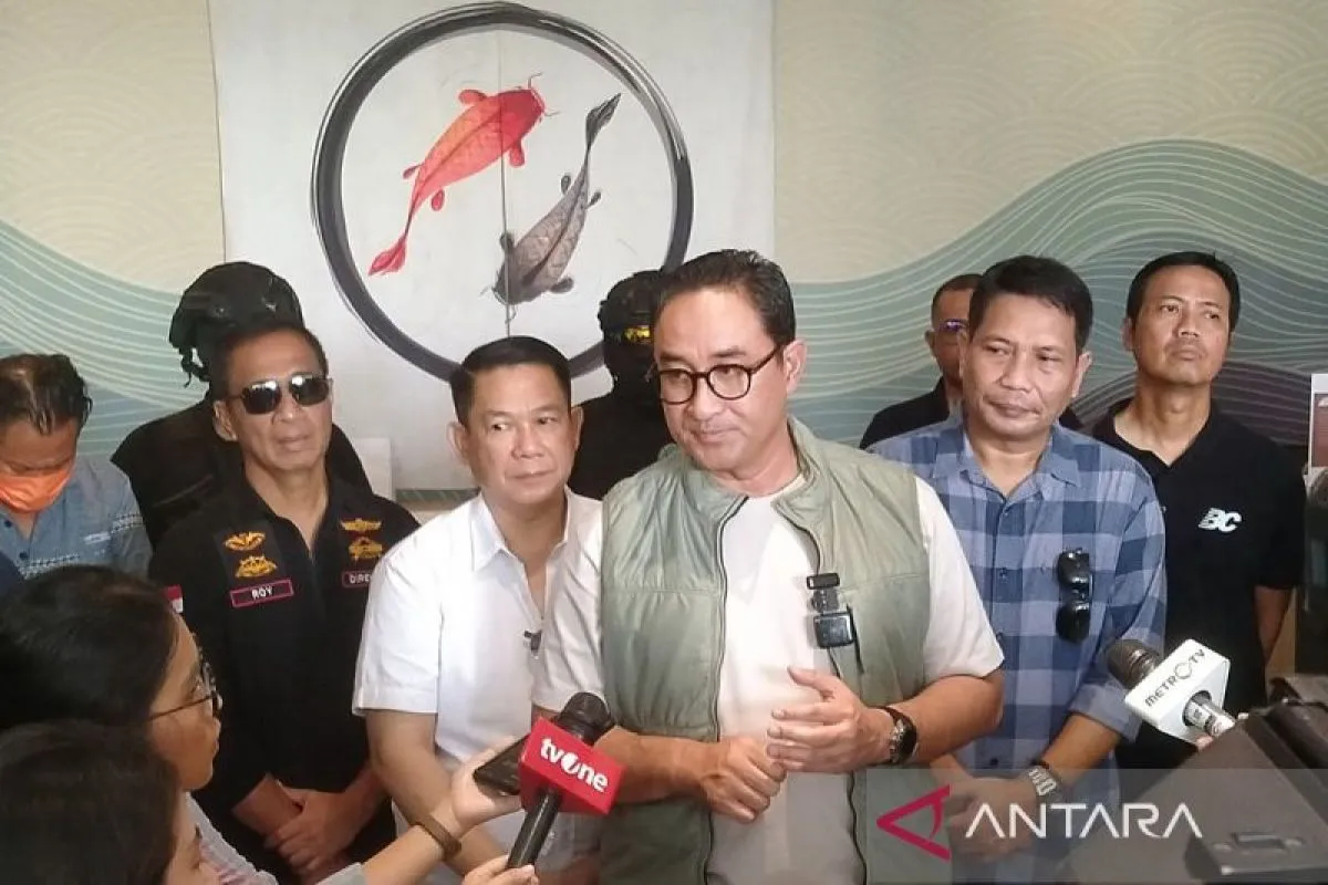 Kepala BNN RI Komjen Suyudi Ario Seto menjawab pertanyaan awak media saat merilis pengungkapan rumah produksi narkotika di Tangerang, Banten, Sabtu (18/9/2025). ANTARA/Azmi Samsul M/aa.