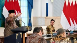 Presiden Prabowo dalam Sidang Kabinet salah satunya membahas Kampung haji. Dan pemangkasan biaya haji./JURNALOKA/Foto: ANTAR