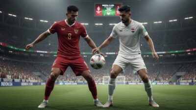 Pertandingan hidup mati. Timnas Indonesia melawan Irak. Kluivert Rahasiakan Taktik, Kevin Diks Serukan Fokus/JURNALOKA/GMN