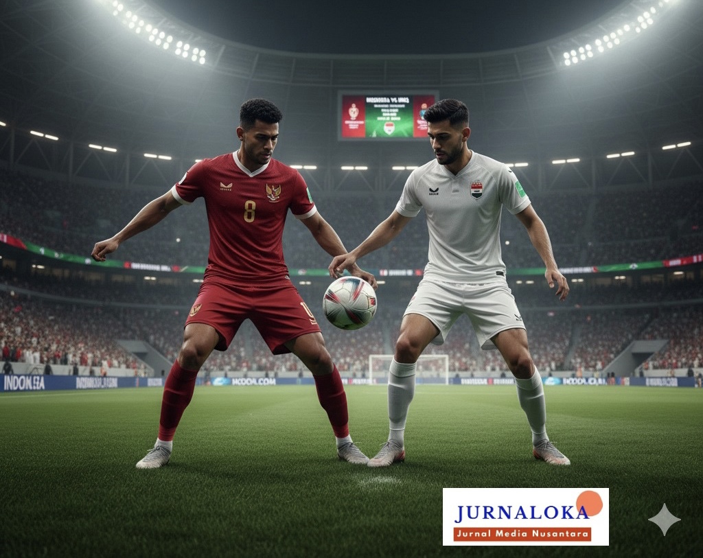 Pertandingan hidup mati. Timnas Indonesia melawan Irak. Kluivert Rahasiakan Taktik, Kevin Diks Serukan Fokus/JURNALOKA/GMN