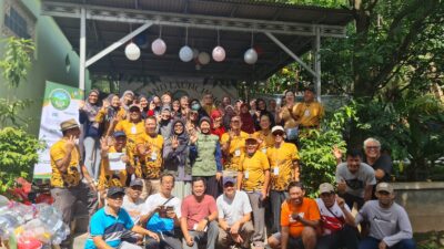 Suasana peresmian Bank Sampah di Wilayah RW 13, Vila Besakih, Puri Gading, Kota Bekasi/JURNALOKA/Foto: Dim