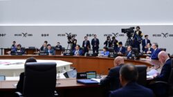 Presiden Republik Indonesia Prabowo Subianto menyampaikan national speech pada APEC Economic Leaders’ Meeting (AELM) sesi ke-2 di Hwabaek International Convention Centre (HICO), Gyeongju, Republik Korea, pada Sabtu, 1 November 2025. Foto: BPMI Setpres/Muchlis Jr