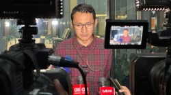 Juru Bicara Komisi Pemberantasan Korupsi Budi Prasetyo memberikan keterangan di Gedung Merah Putih KPK, Jakarta, Rabu (26/11/2025). ANTARA/Rio Feisal