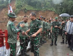 Akses Takengon–Bireuen Pulih, KSAD Resmikan Jembatan Bailey di Bener Meriah